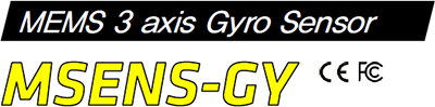 MSENS-GY Technical Datasheet